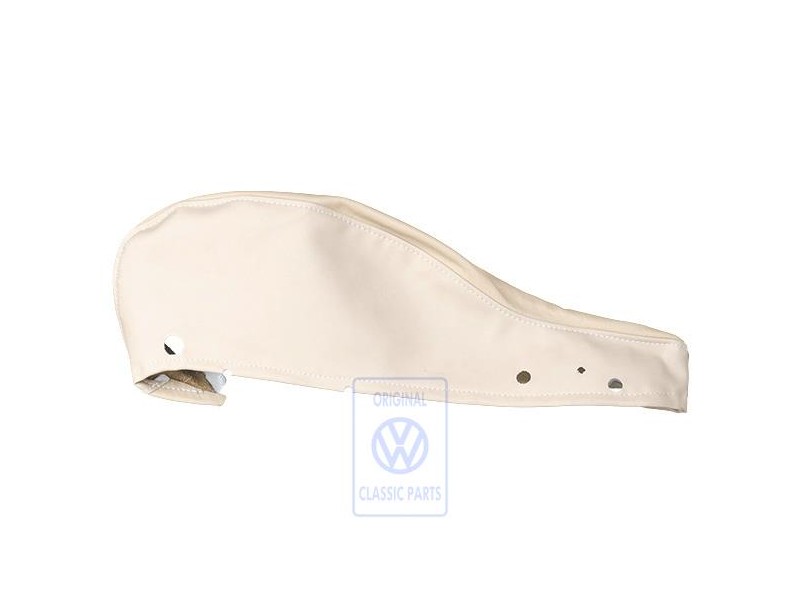 VW Originale Rivestimento Sedile Pelle/Similpelle Beige Chiaro - 535881401N AUM