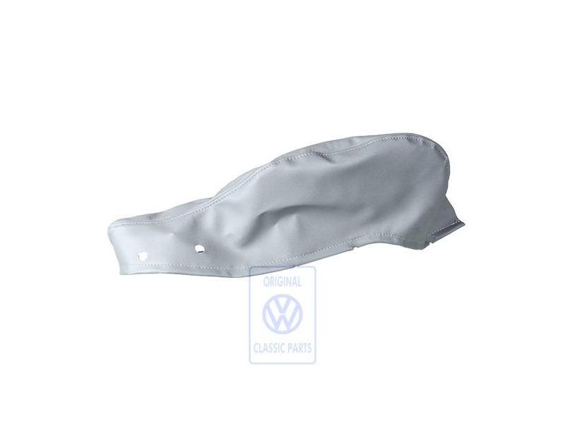 VW Originale Rivestimento Sedile (Pelle/Similpelle) Platino - 535881402J AFC