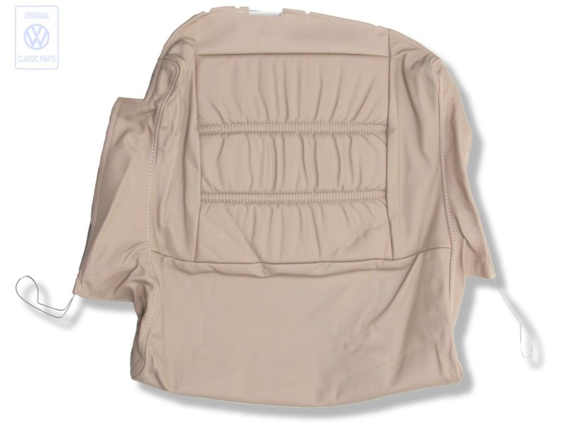 VW Originale Rivestimento Sedile Pelle/Similpelle Beige Chiaro - 535885405D AUM