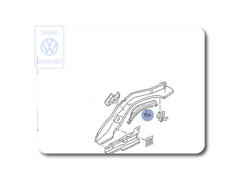 VW Originale Rinforzo Per Longherone - 535803519