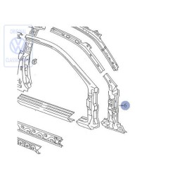 VW Originale Rinforzo Per Montante A - 535809622C