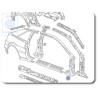 VW Originale Sezione - Montante A - 535809840A