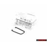 VW Originale Cornice Per Bracciolo Nero Satinato - 161867191 01C