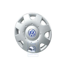 VW Originale Copriruota Argento Brillante/Blu/Bianco - 1C0601147D HRN