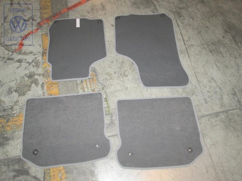 VW Originale 1 Set Di Tappetini Grigio Flanella - 1J2863011G HZG