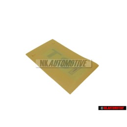 VW Originale TSI Posteriore Logo Emblema Scritta Cromo Rosso - 3AA853675 GQF