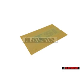 VW Originale TSI Posteriore Logo Emblema Scritta Cromo Rosso - 3AA853675A GQF