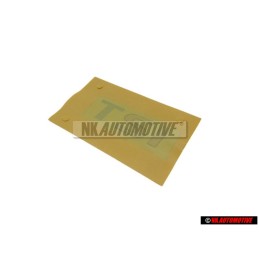 VW Originale TSI Posteriore Logo Emblema Scritta Cromo Rosso - 3AA853675A GQF