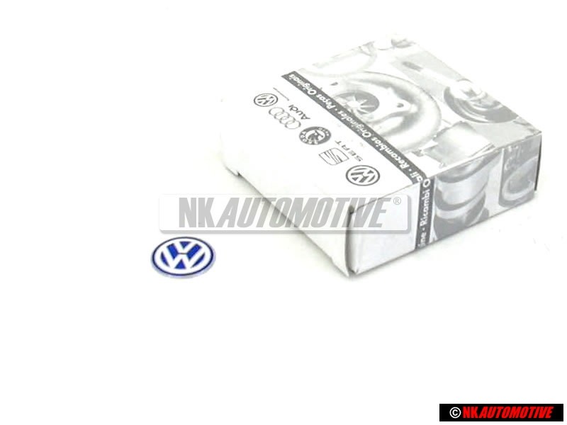 VW Originale Chiave Logo Emblema Simbolo Blu Bianco - 3B0837891 09Z