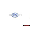 VW Originale Chiave Logo Emblema Simbolo Blu Bianco - 3B0837891 09Z