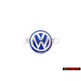 VW Originale Chiave Logo Emblema Simbolo Blu Bianco - 3B0837891 09Z
