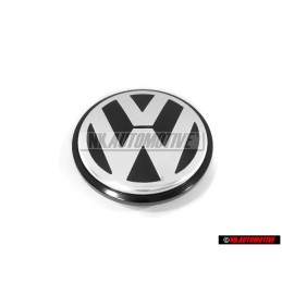 VW Originale Cappuccio Di Copertura Nero Satinato/Cromo Lucido - 3B7601171 XRW