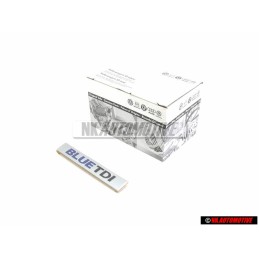 VW Originale BLUE TDI Posteriore Logo Emblema Scritta Cromo Blu - 3C0853675BQWWS
