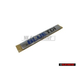 VW Originale BLUE TDI Posteriore Logo Emblema Scritta Cromo Blu - 3C0853675BQWWS