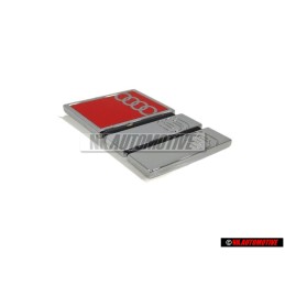 Audi Originale S6 Posteriore Logo Emblema Scritta Cromo Rosso - 4A5853735E 2ZZ