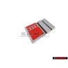 Audi Originale S6 Posteriore Logo Emblema Scritta Cromo Rosso - 4A5853735E 2ZZ