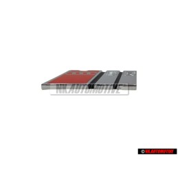 Audi Originale S6 Posteriore Logo Emblema Scritta Cromo Rosso - 4A5853735E 2ZZ