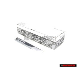 VW Originale GTD Lato Logo Emblema Simbolo Nero Cromo - 5G0853688P CMT