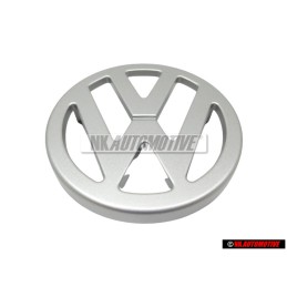 VW Originale Fronte Logo Emblema Simbolo Argento - 600853601
