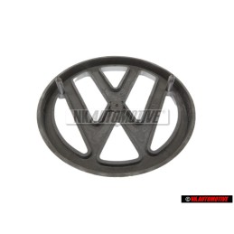 VW Originale Fronte Logo Emblema Simbolo Argento - 600853601