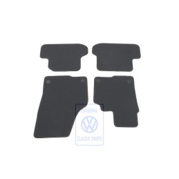 VW Originale 1 Set Di Tappetini Nero Titanio/Orange - 5C2863011D KMX
