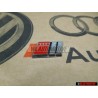 Audi Originale S2 Volante Placca Logo Emblema Simbolo Cromo Rosso - 893419685