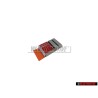 Audi Originale S2 Volante Placca Logo Emblema Simbolo Cromo Rosso - 893419685