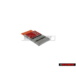 Audi Originale S2 Volante Placca Logo Emblema Simbolo Cromo Rosso - 893419685