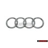 Audi Originale Anelli Posteriore Logo Emblema Simbolo Cromo - 4B9853742 2ZZ