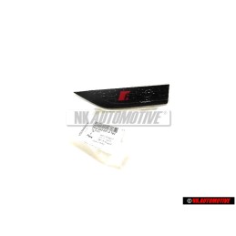 Audi Originale RS5 Lato Logo Emblema Simbolo Nero Rosso - 8W6853601D T94