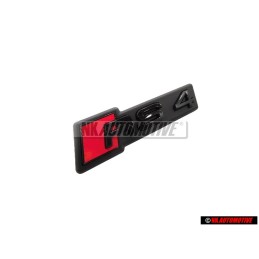 Audi Originale RS4 Fronte Logo Emblema Scritta Nero Rosso - 8W0853736H T94