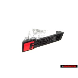Audi Originale RS3 Fronte Logo Emblema Scritta Nero Rosso - 8V5853736B T94