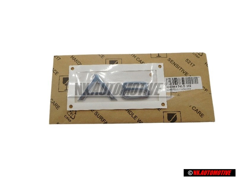 Audi Originale A8 Posteriore Logo Emblema Scritta Cromo - 4D0853741D 2ZZ