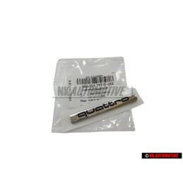 Audi Originale QUATTRO Posteriore Logo Emblema Scritta Cromo - 4B0853737D 2ZZ