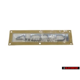 Audi Originale 4.0 TDI Posteriore Logo Emblema Scritta Cromo - 4E0853743F 2ZZ