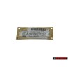 Audi Originale 3.7 Posteriore Logo Emblema Scritta Cromo - 4E0853743K 2ZZ