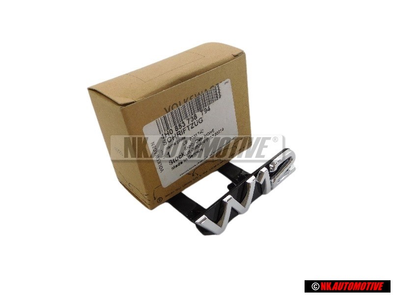 Audi Originale W12 Fronte Logo Emblema Scritta Cromo - 4H0853738 T94