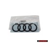 Audi Originale Anelli Posteriore Logo Emblema Simbolo Nero - 4N0853742A T94