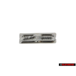 Audi Originale 2.6 Posteriore Logo Emblema Scritta Cromo - 4A5853743K 2ZZ
