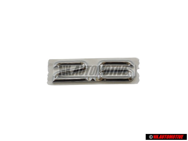 Audi Originale 2.6 Posteriore Logo Emblema Scritta Cromo - 4A5853743K 2ZZ