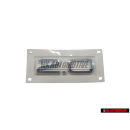 Audi Originale 2.0 Posteriore Logo Emblema Scritta Cromo - 8E0853743C 2ZZ