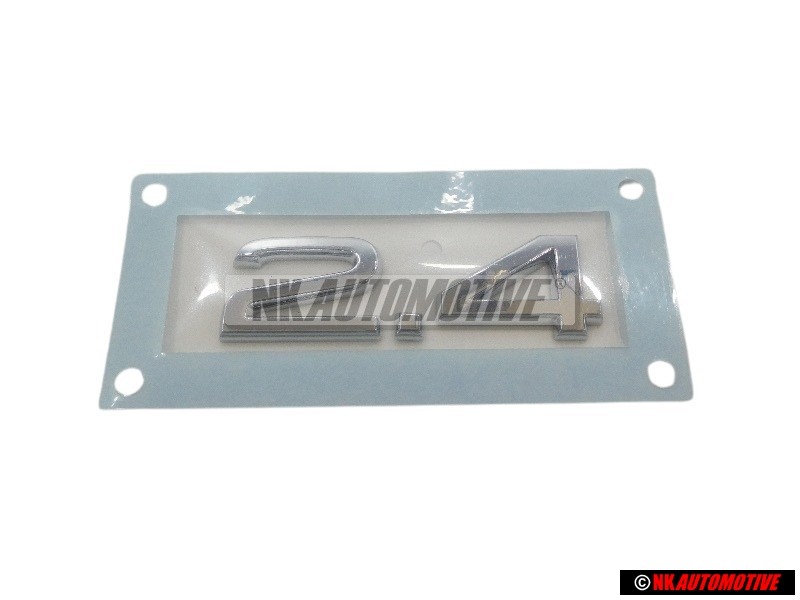 Audi Originale 2.4 Posteriore Logo Emblema Scritta Cromo - 8H0853743E 2ZZ