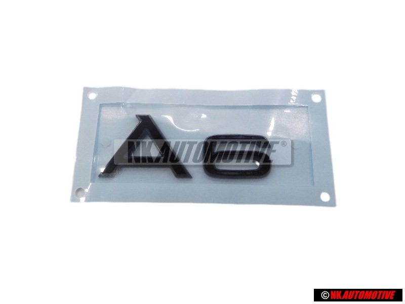 Audi Originale A6 Posteriore Logo Emblema Scritta Nero - 4F0853741B T94