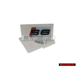 Audi Originale S6 Posteriore Logo Emblema Scritta Nero Rosso - 4B0853735A T94