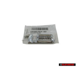 Audi Originale 1.8 Posteriore Logo Emblema Scritta Cromo - 8D5853743A 2ZZ