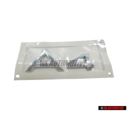 Audi Originale A4 Posteriore Logo Emblema Scritta Cromo - 8E0853741 2ZZ