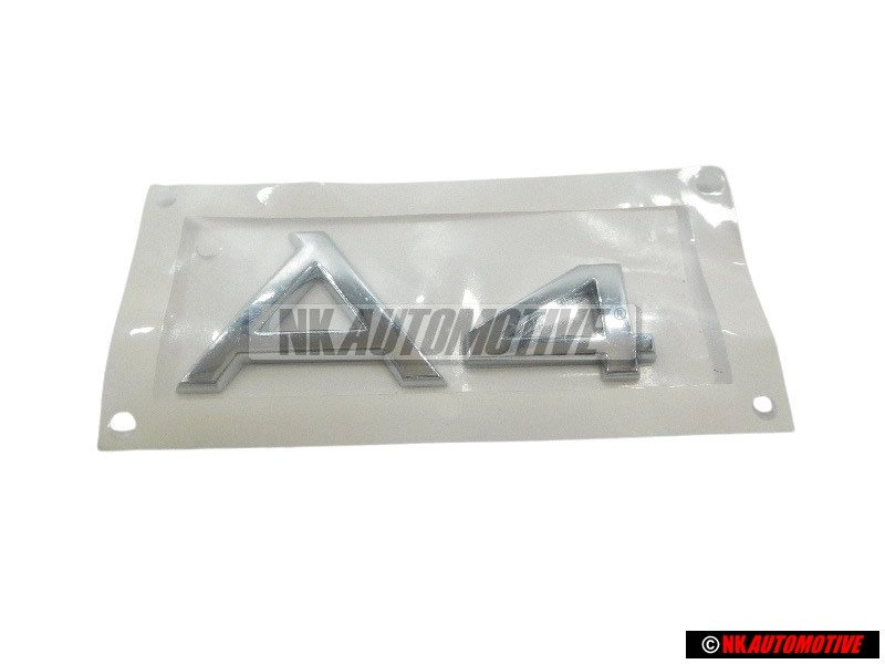 Audi Originale A4 Posteriore Logo Emblema Scritta Cromo - 8E0853741 2ZZ