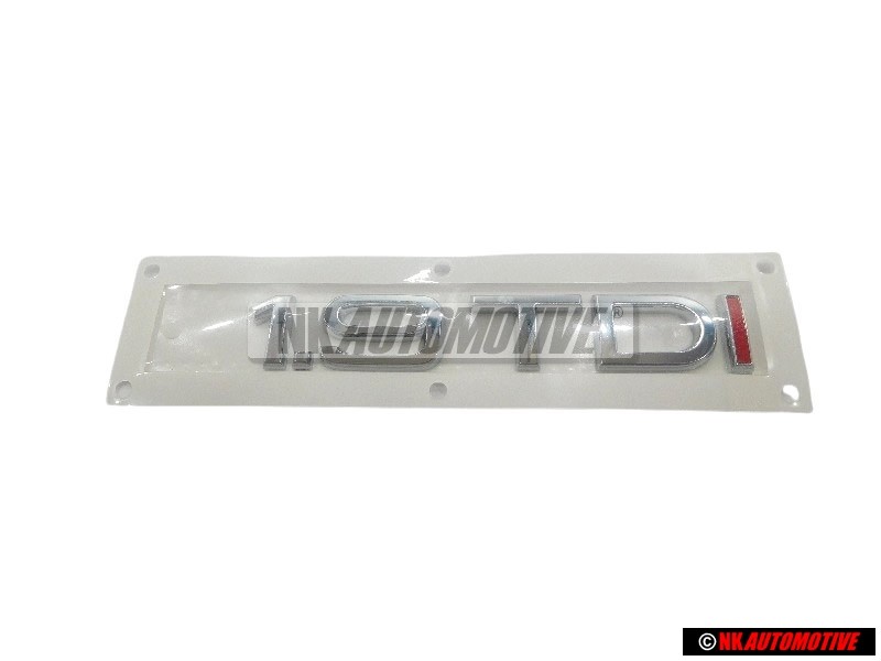 Audi Originale 1.9 TDI Posteriore Logo Emblema Scritta - 8L0853743K 2ZZ