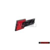 Audi Originale S4 Fronte Logo Emblema Scritta Nero Rosso - 8W0853736F T94