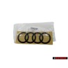 Audi Originale Anelli Posteriore Logo Emblema Simbolo Nero - 8Y4853742A T94